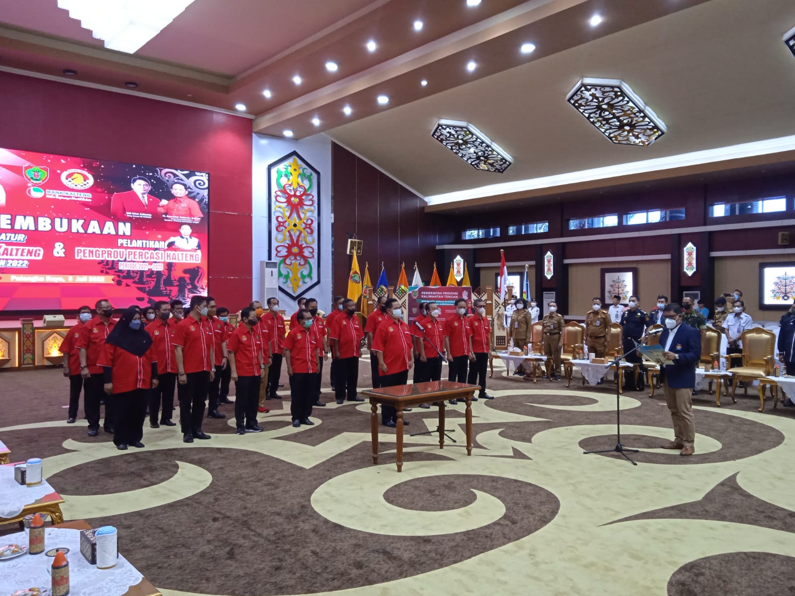 Syaiful Ketua PERCASI Kalteng Resmi Dilantik