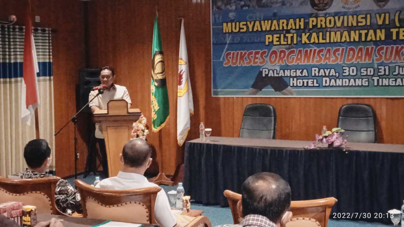 Edy Pratowo Pimpin PELTI Kalteng 2022-2027