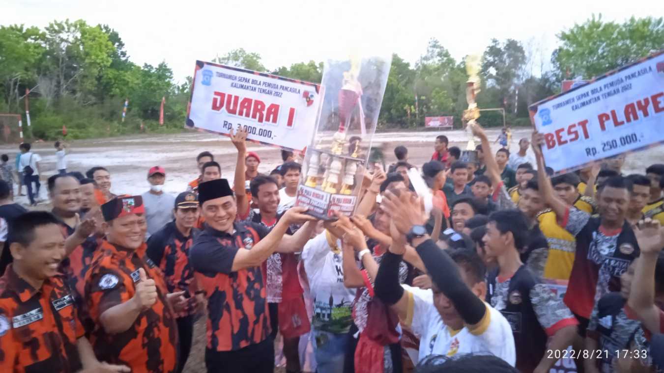 Piala Bergilir Pemuda Pancasila Kalteng 2022 Dimenangi SSB PUB
