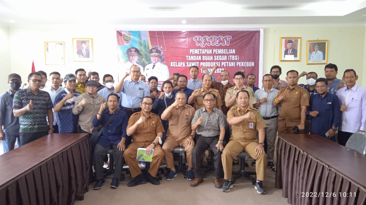 November 2022, Harga TBS di Kalteng Naik Hingga Rp.2.542,51