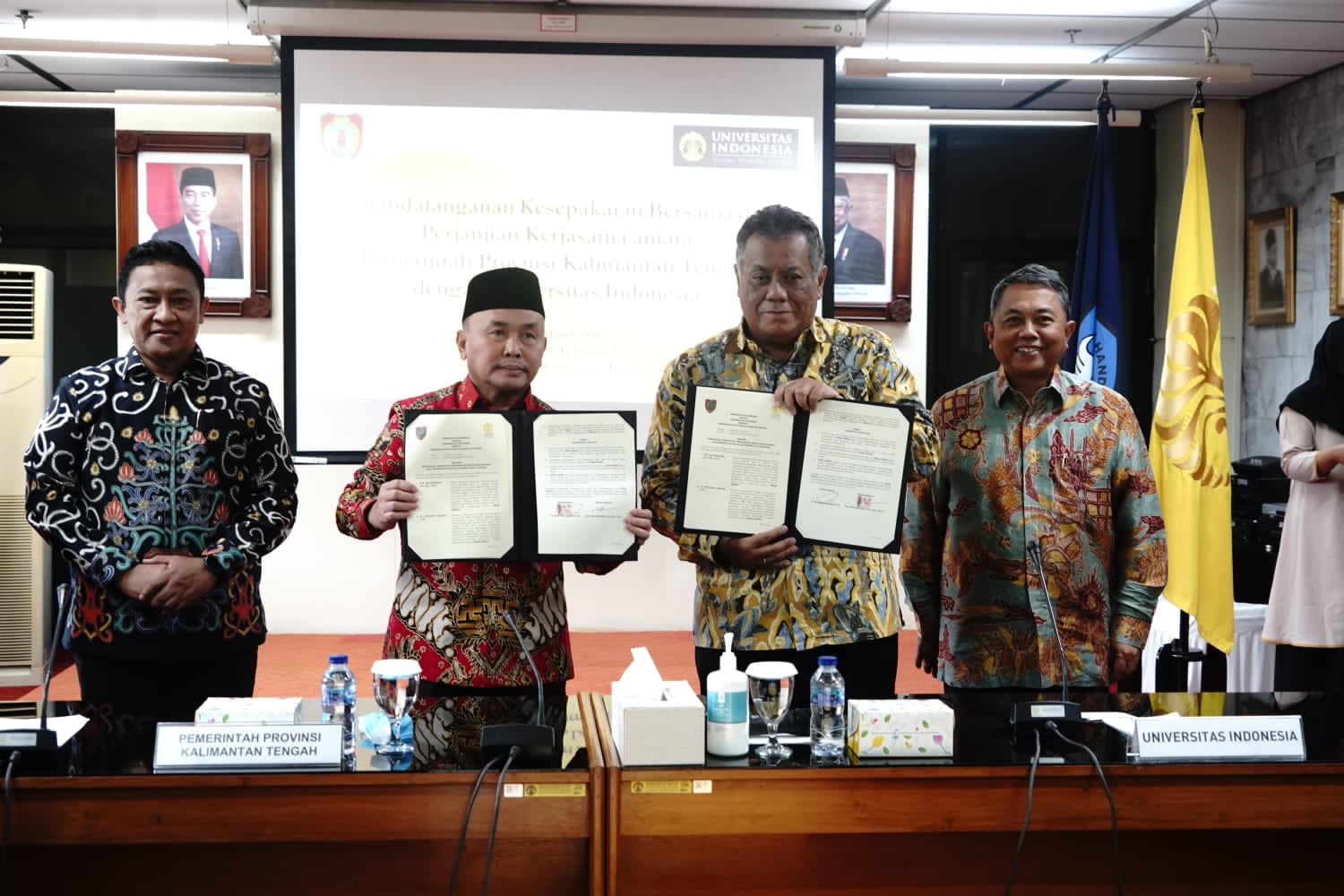 Pemprov Kalteng MoU Dengan Universitas Indonesia