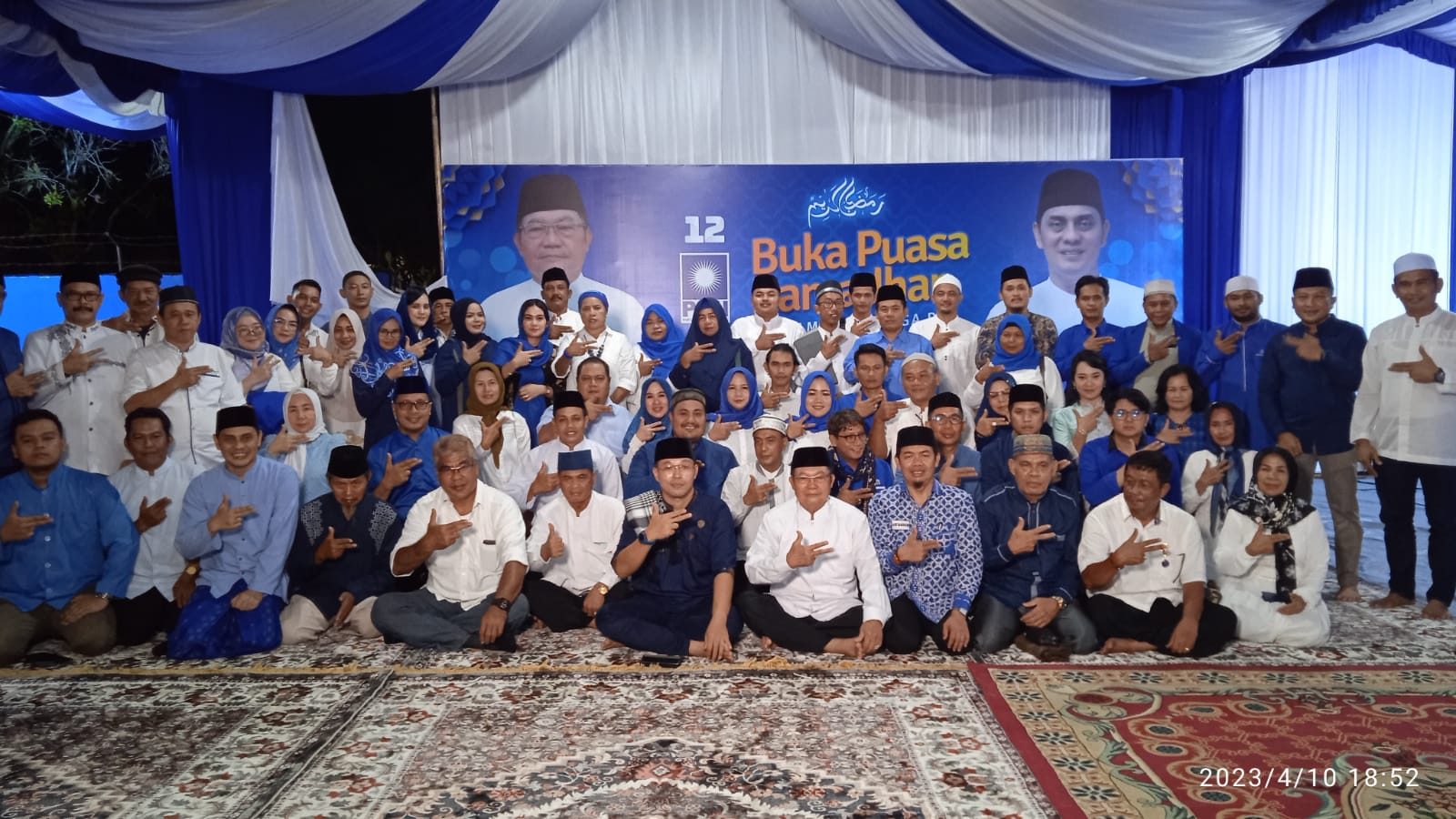 Bukber PAN Kalteng, Diran: Banyak Peminat Baru Yang Mendaftar