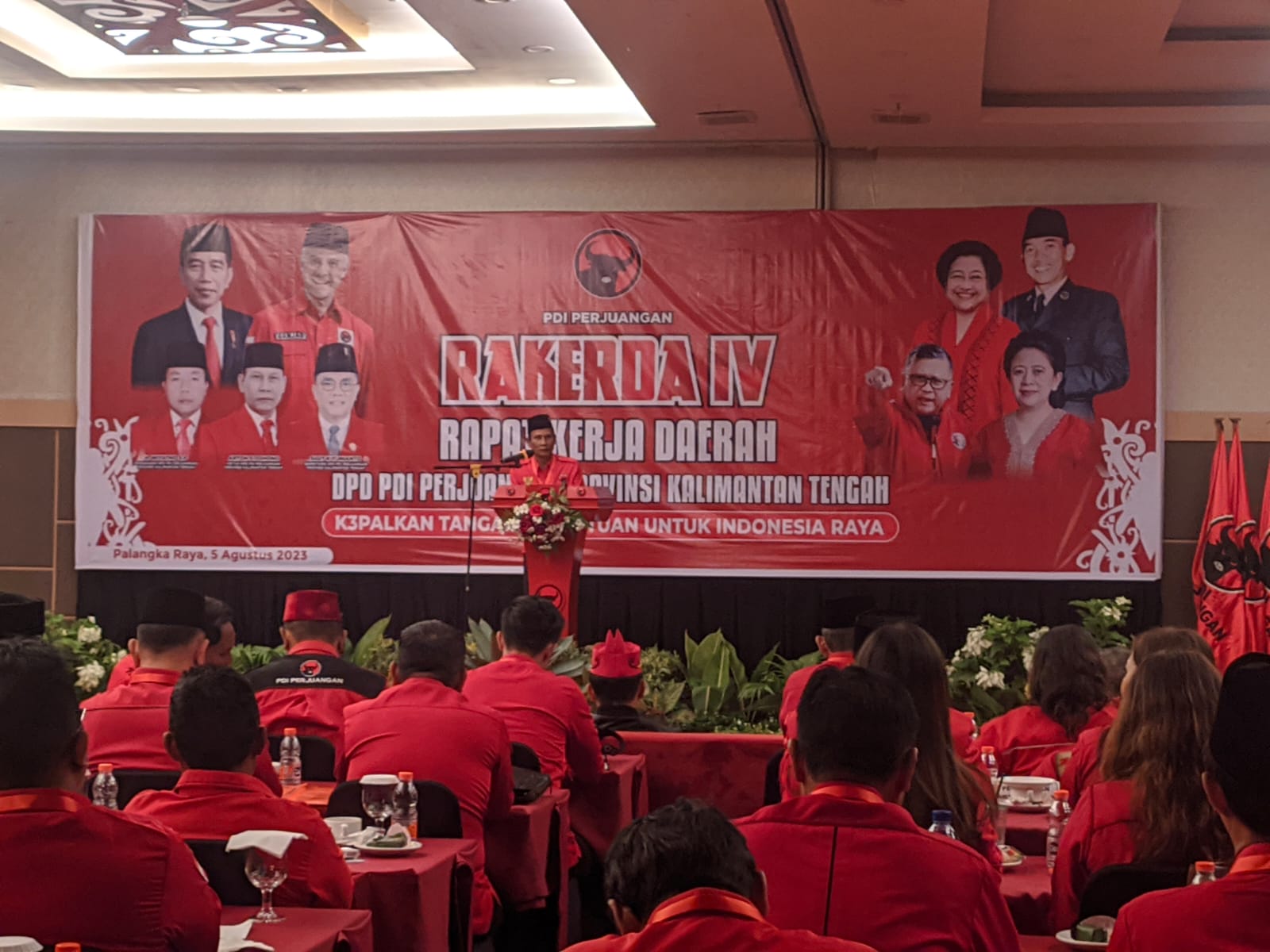 Rakerda IV PDIP Kalteng, Arton: Raih Kemenangan Dengan Kebersamaan