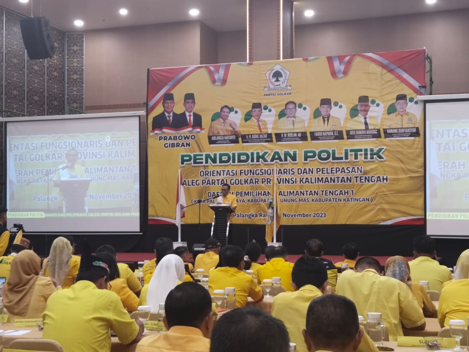 Partai Golkar Lepas Caleg di Kalimantan Tengah