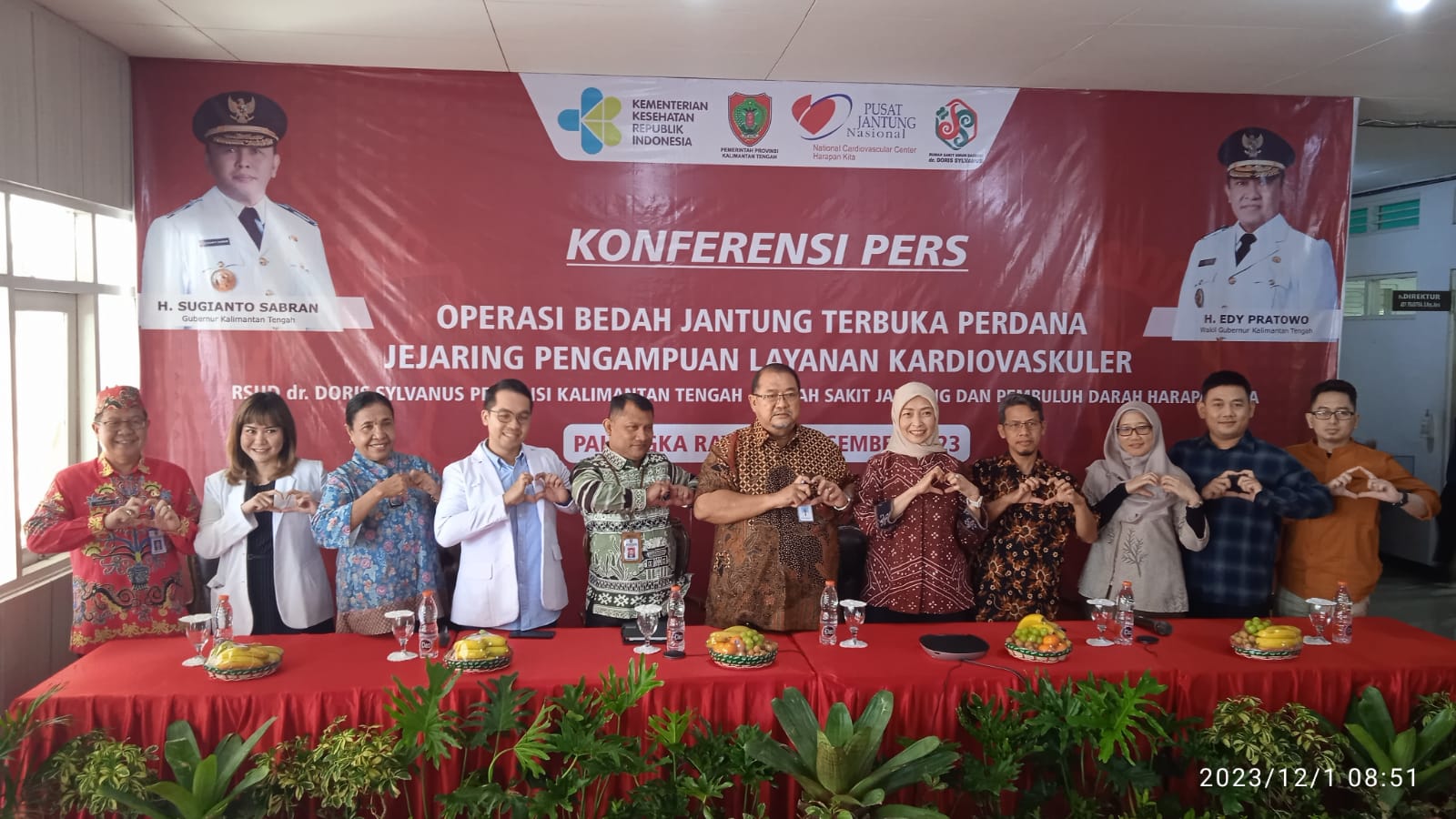 Perdana, RSUD dr. Doris Sylvanus Bedah Jantung Terbuka