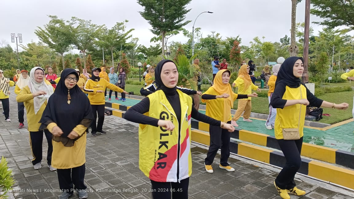 Ikatan Istri PG Palangka Raya Gelar Senam Bersama