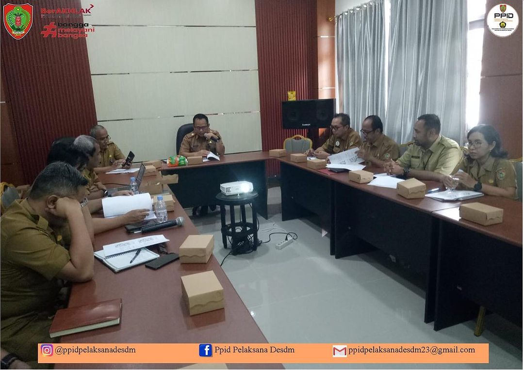 Dinas ESDM Kalteng Laksanakan Rapat Rencana Implementasi BLUD