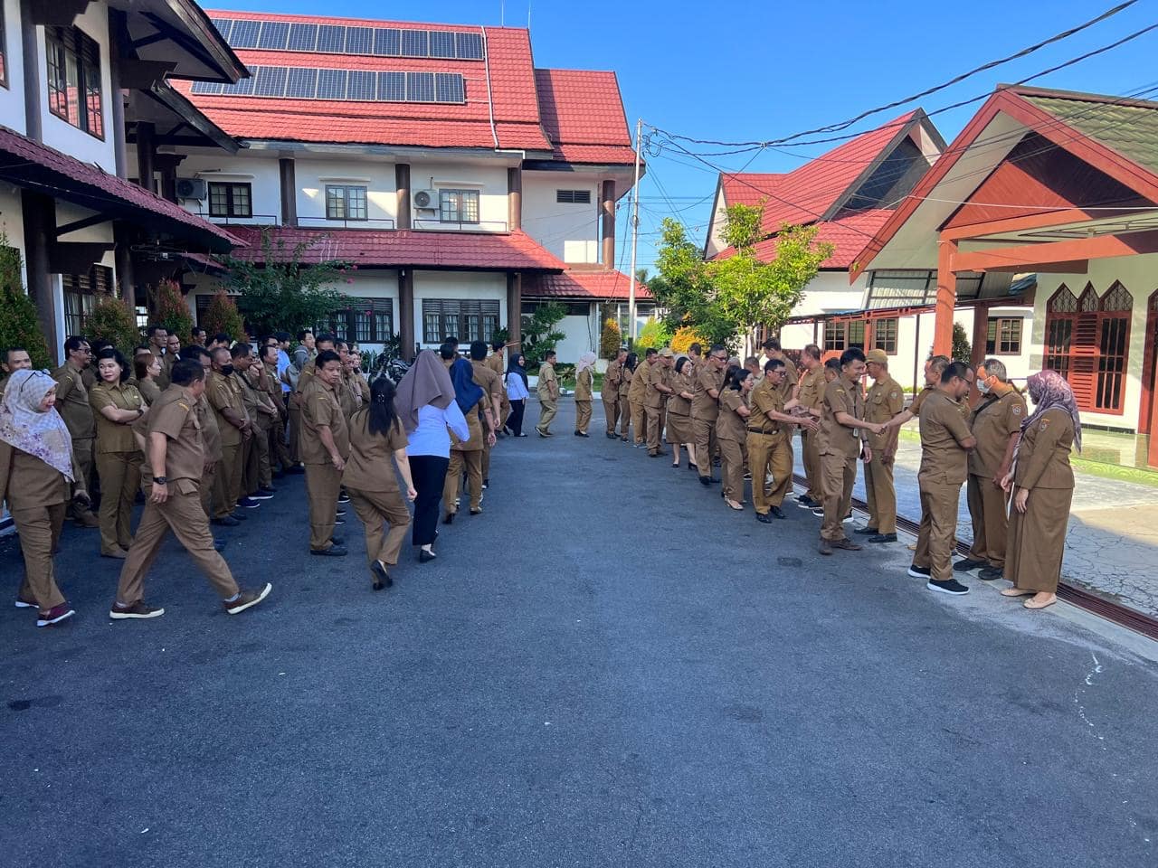 Dinas ESDM Kalteng Gelar Apel dan Halalbihalal, Selamat Idul Fitri 1445 H