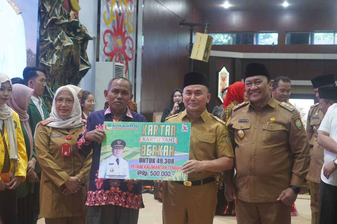 Gubernur Kalteng Launching Program Kartu Tani Berkah, Ini Manfaatnya