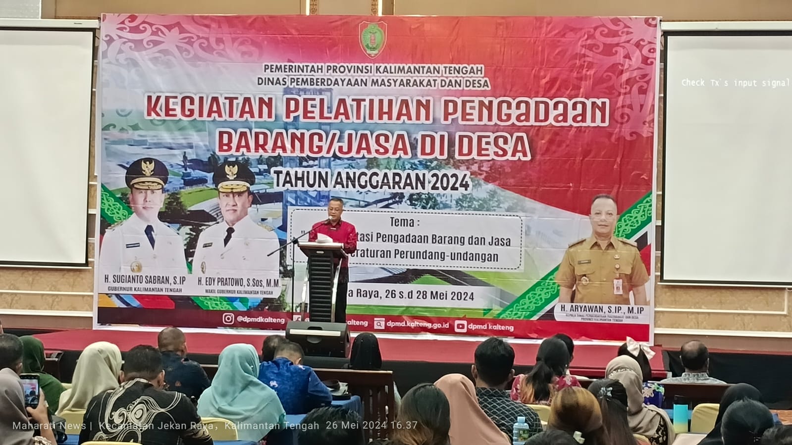 Dinas PMD Kalteng Beri Pelatihan Pengadaan Barang dan Jasa Bagi Aparat Desa