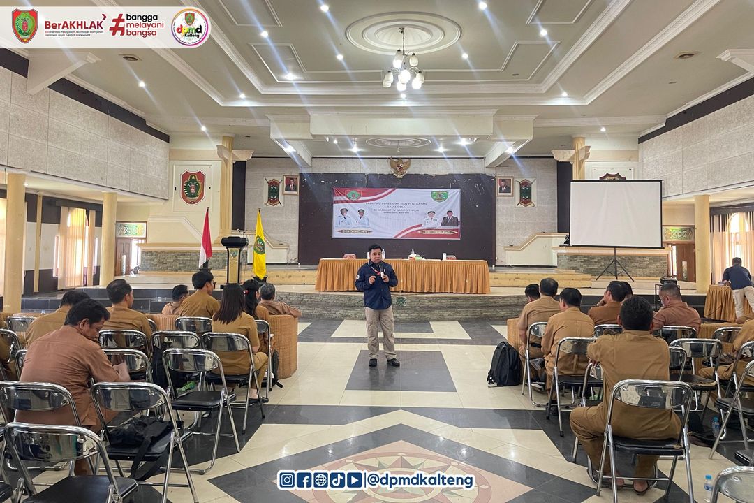 Dinas PMD Kalteng Gelar Fasilitasi Batas Desa di Barito Timur