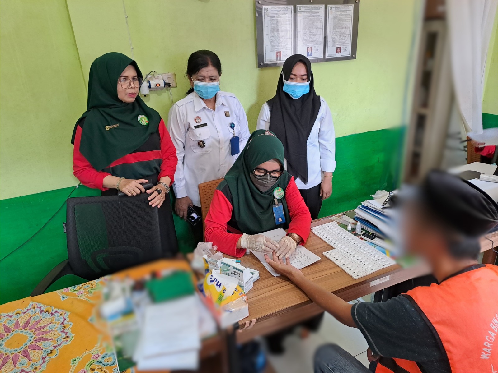 50 Warga Binaan Lapas Sampit Ikuti Skrining HIV dan Edukasi Kesehatan
