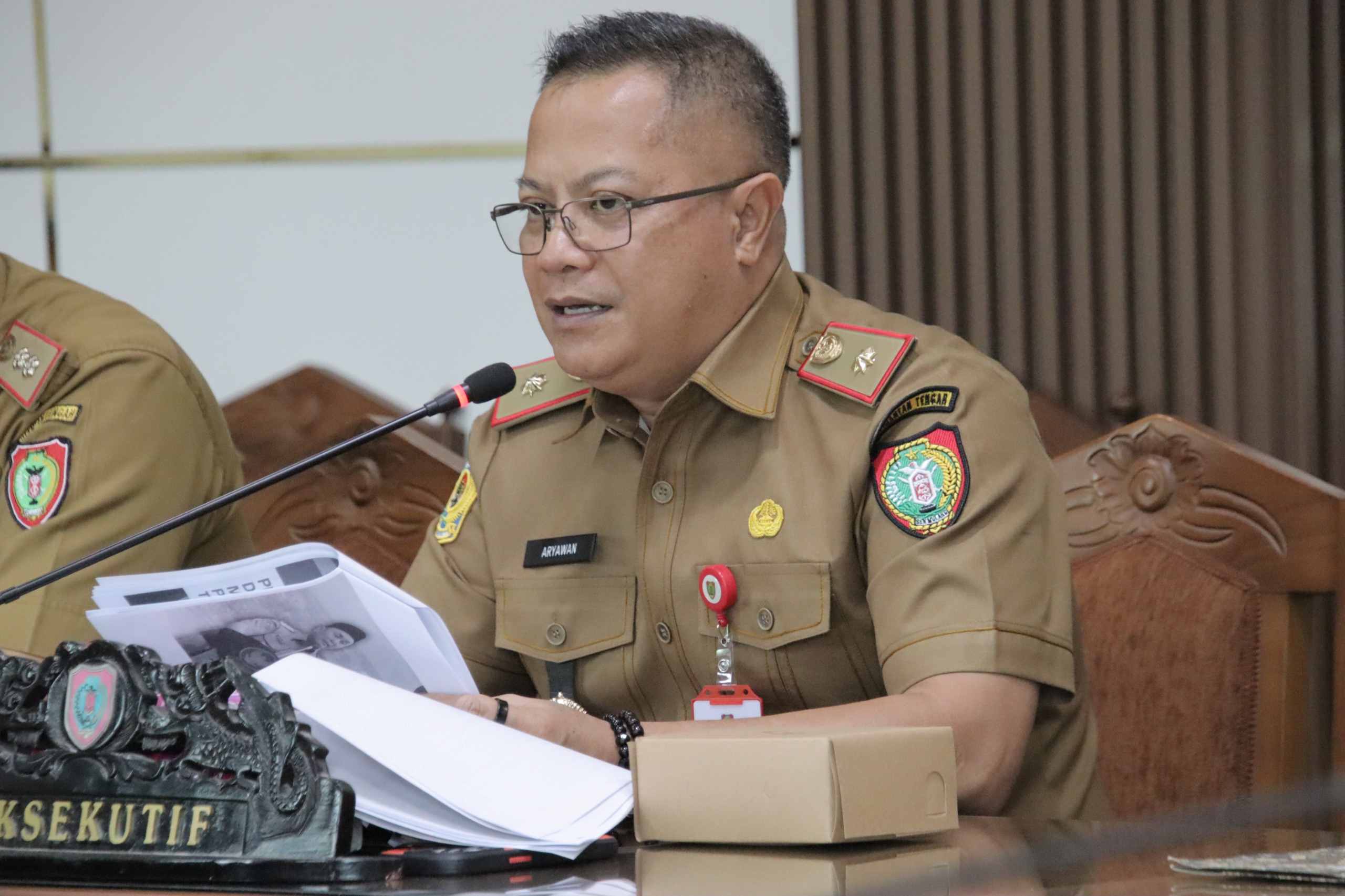 Dinas PMD Kalteng Hadiri RDP Komisi IV DPRD
