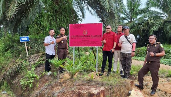 Kejati Kalteng Sita 2.337 Hektare Lahan PT Pagun Taka, Kasus Korupsi IUP