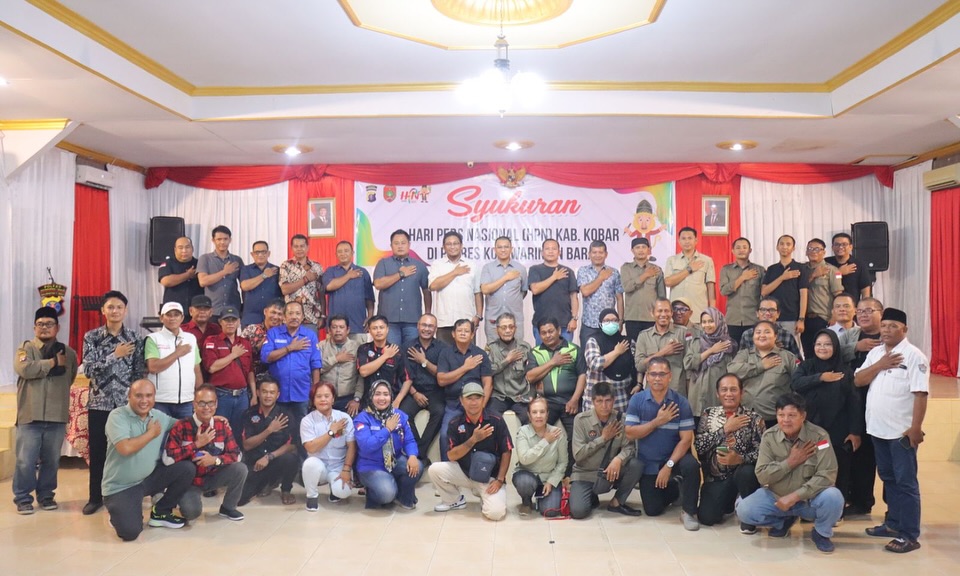 Polres Kobar dan Insan Pers Perkuat Sinergi dalam Syukuran HPN 2025