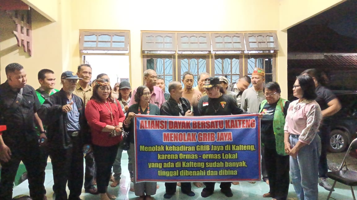 Aliansi Dayak Bersatu Kalteng Tegas Tolak Kehadiran GRIB Jaya
