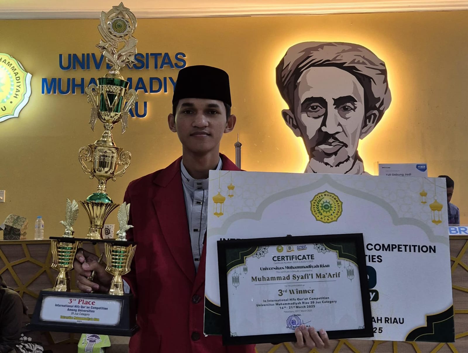 Mahasiswa UMPR, Raih Juara Internasional Lomba Hifz Quran