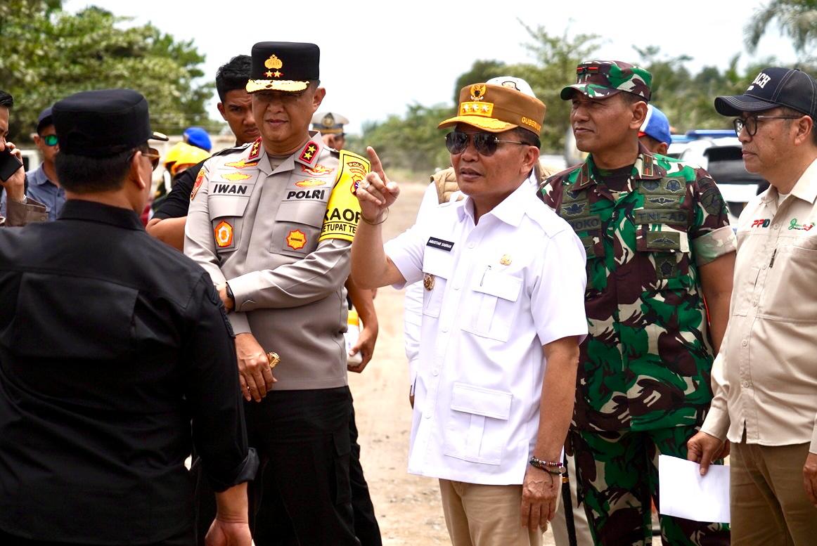 Gubernur Pastikan Perbaikan Jalan Lingkar Selatan Sampit Selesai Tahun Depan