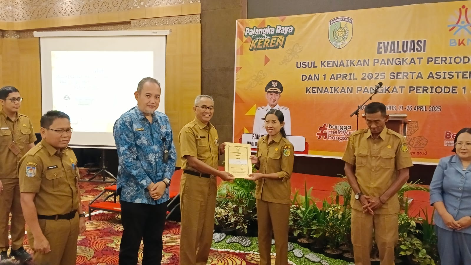 BKPSDM Gelar Evaluasi dan Asistensi Kenaikan Pangkat ASN di Palangka Raya