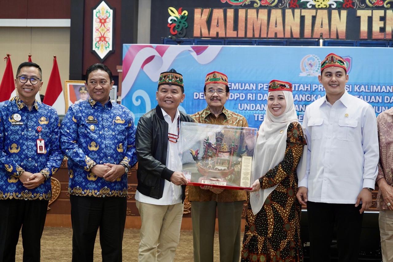 Pemprov Kalteng dan DPD RI Bahas Revisi UU Pemda