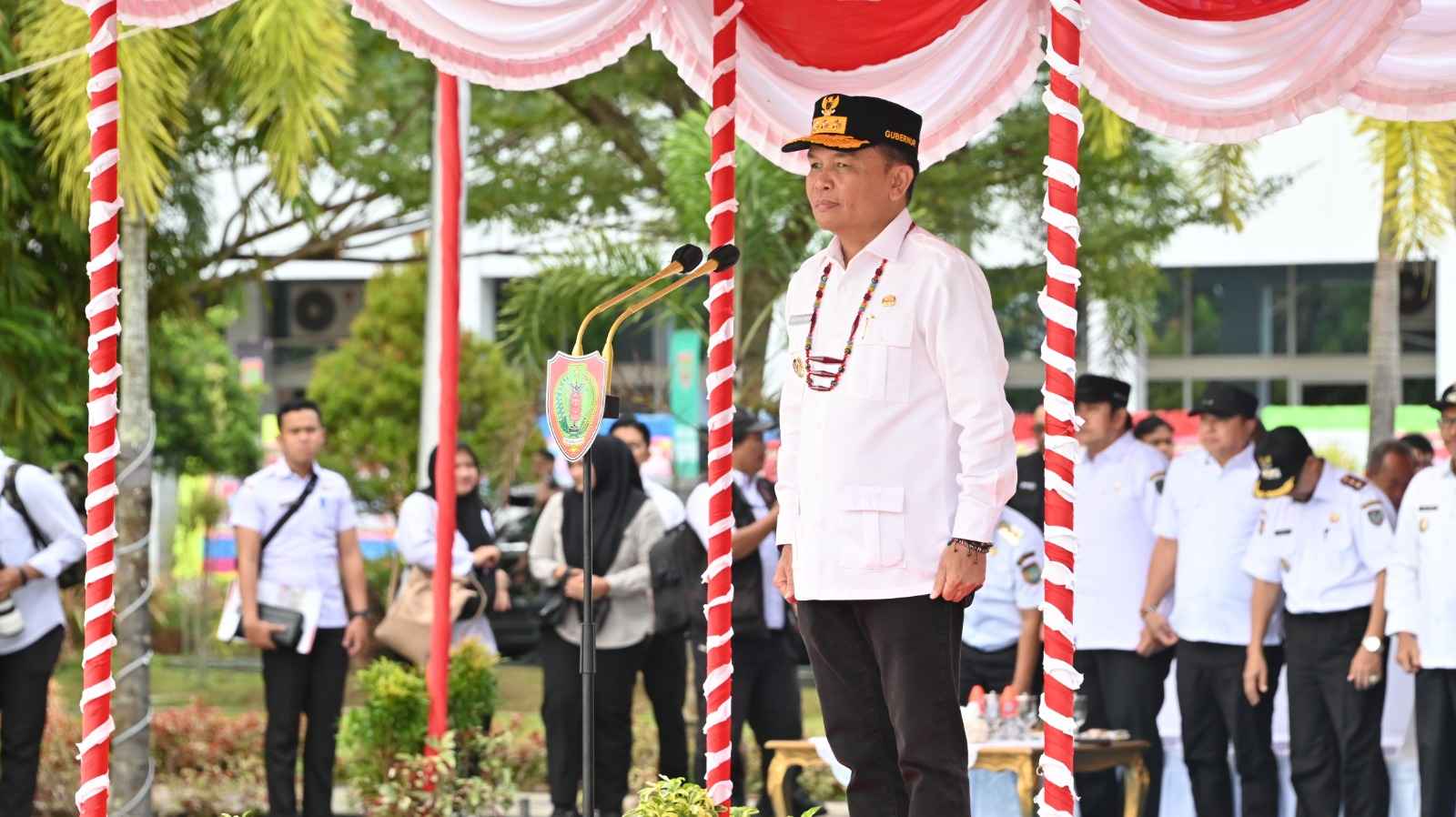 Hadapi Karhutla, Gubernur Agustiar Pimpin Apel Kesiapsiagaan