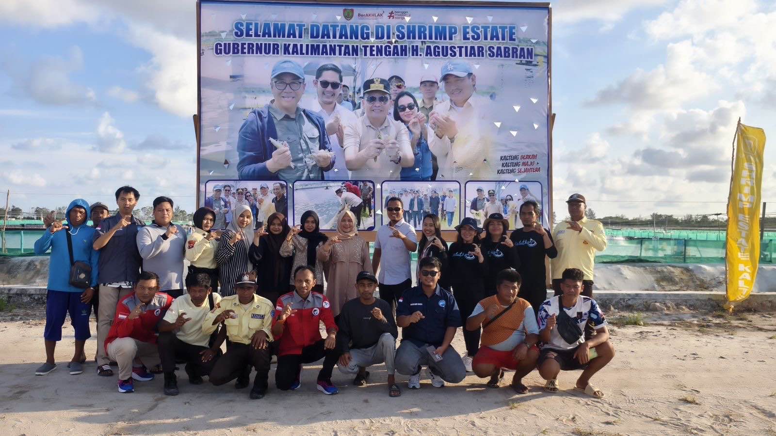 Shrimp Estate Jadi Model Pembangunan Ekonomi Pesisir Berkelanjutan di Kalteng