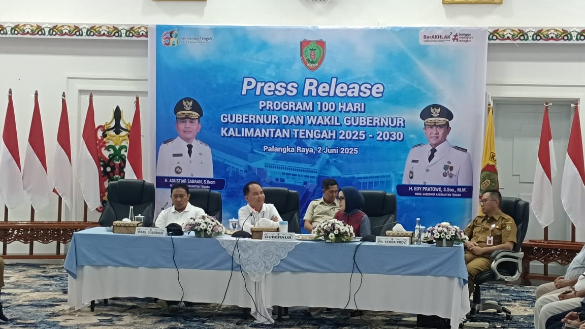 Gubernur Kalteng Sukses Jalankan Program 100 Hari Kerja