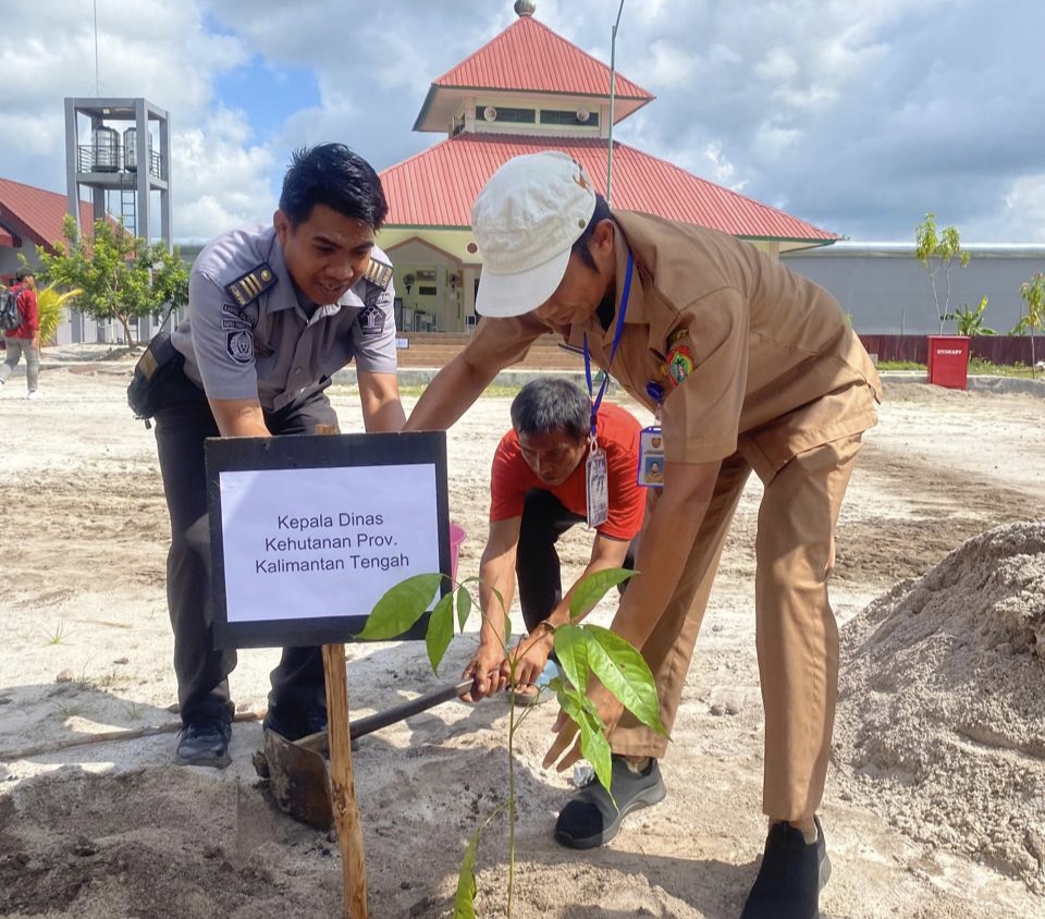 Dishut Kalteng Dukung Penghijauan di Lapas