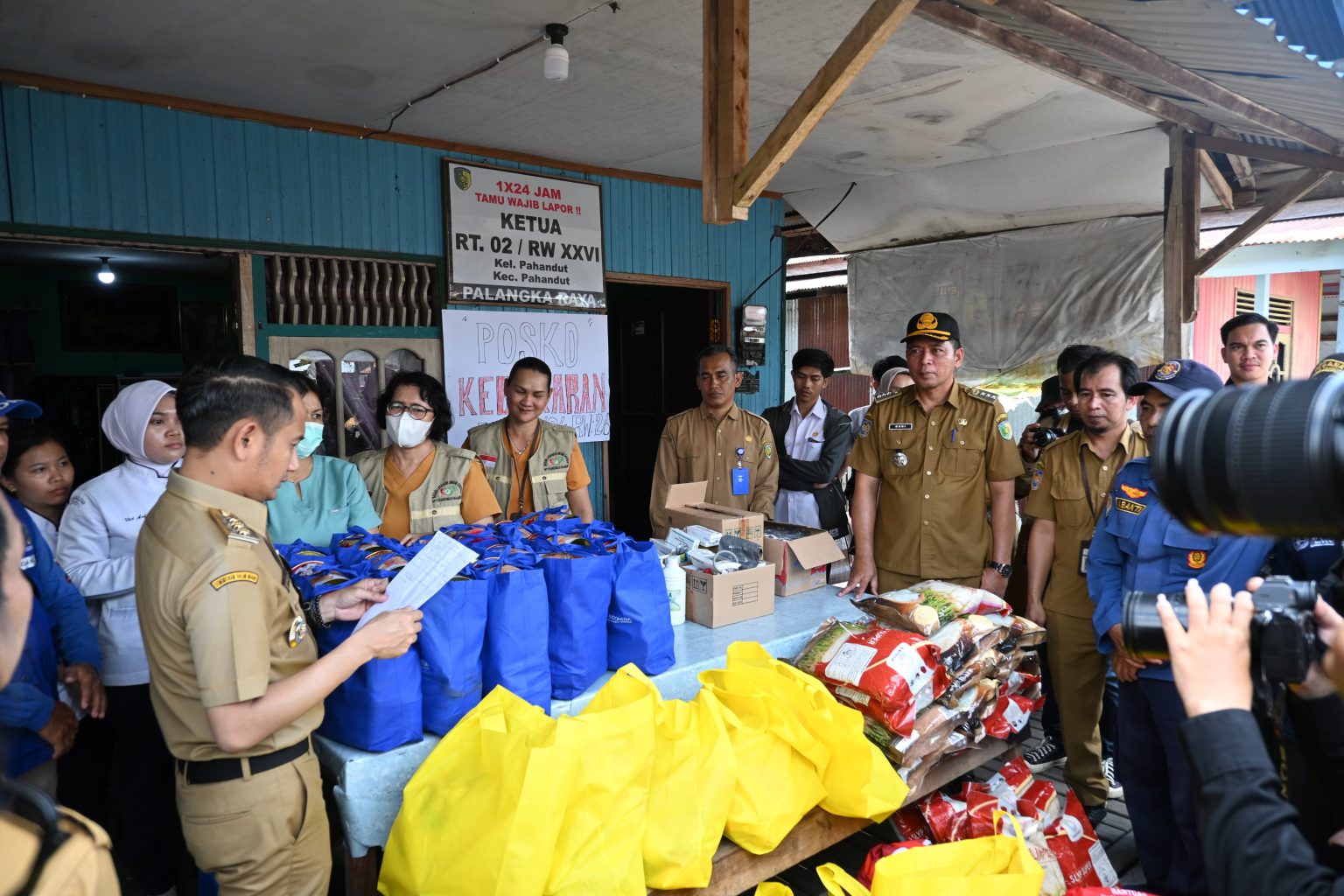 Fairid Naparin Tinjau Lokasi Kebakaran di Puntun