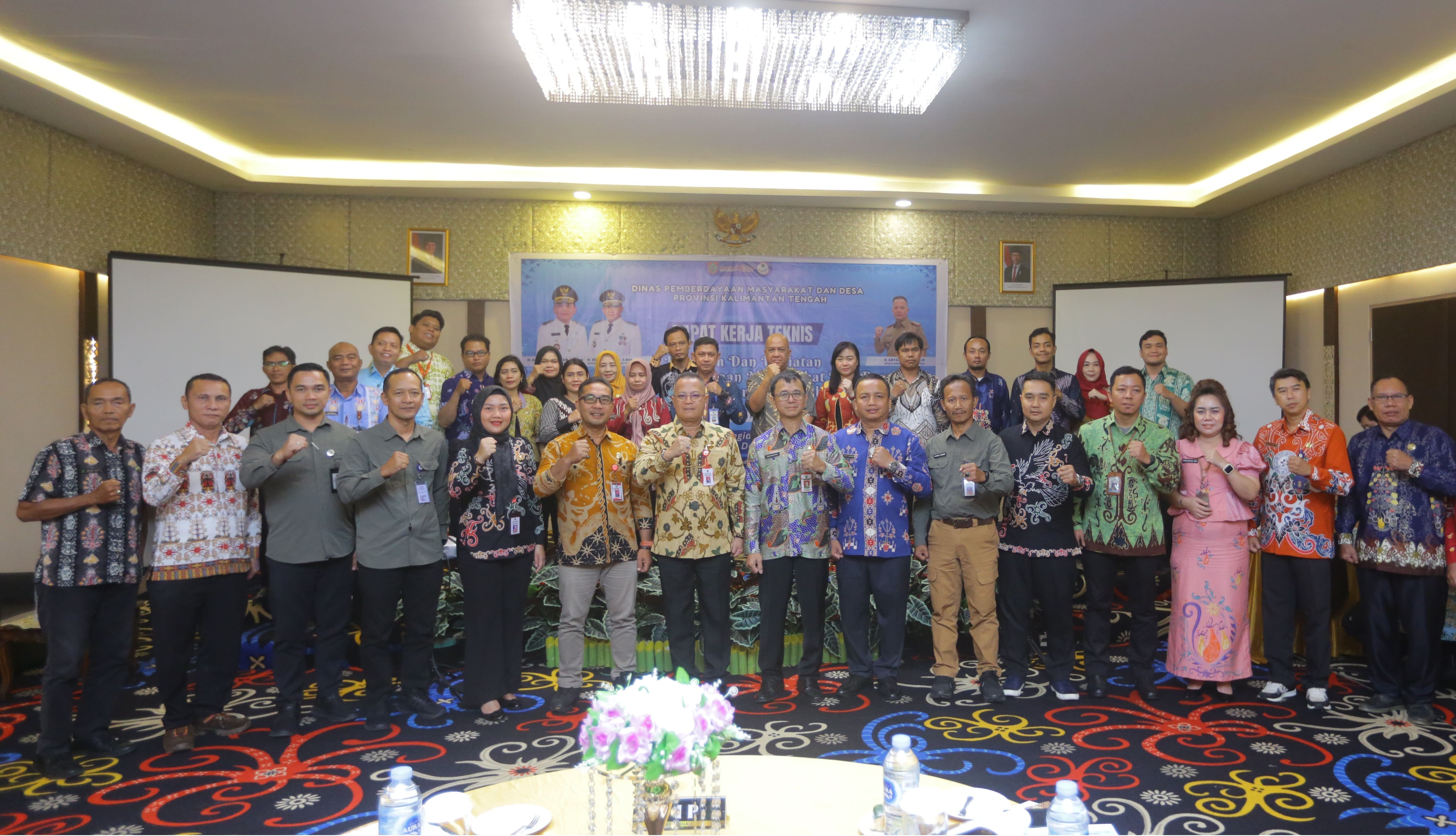 Rakernis PMD Kalteng Tekankan Sinkronisasi Program Pusat dan Daerah untuk Desa Mandiri