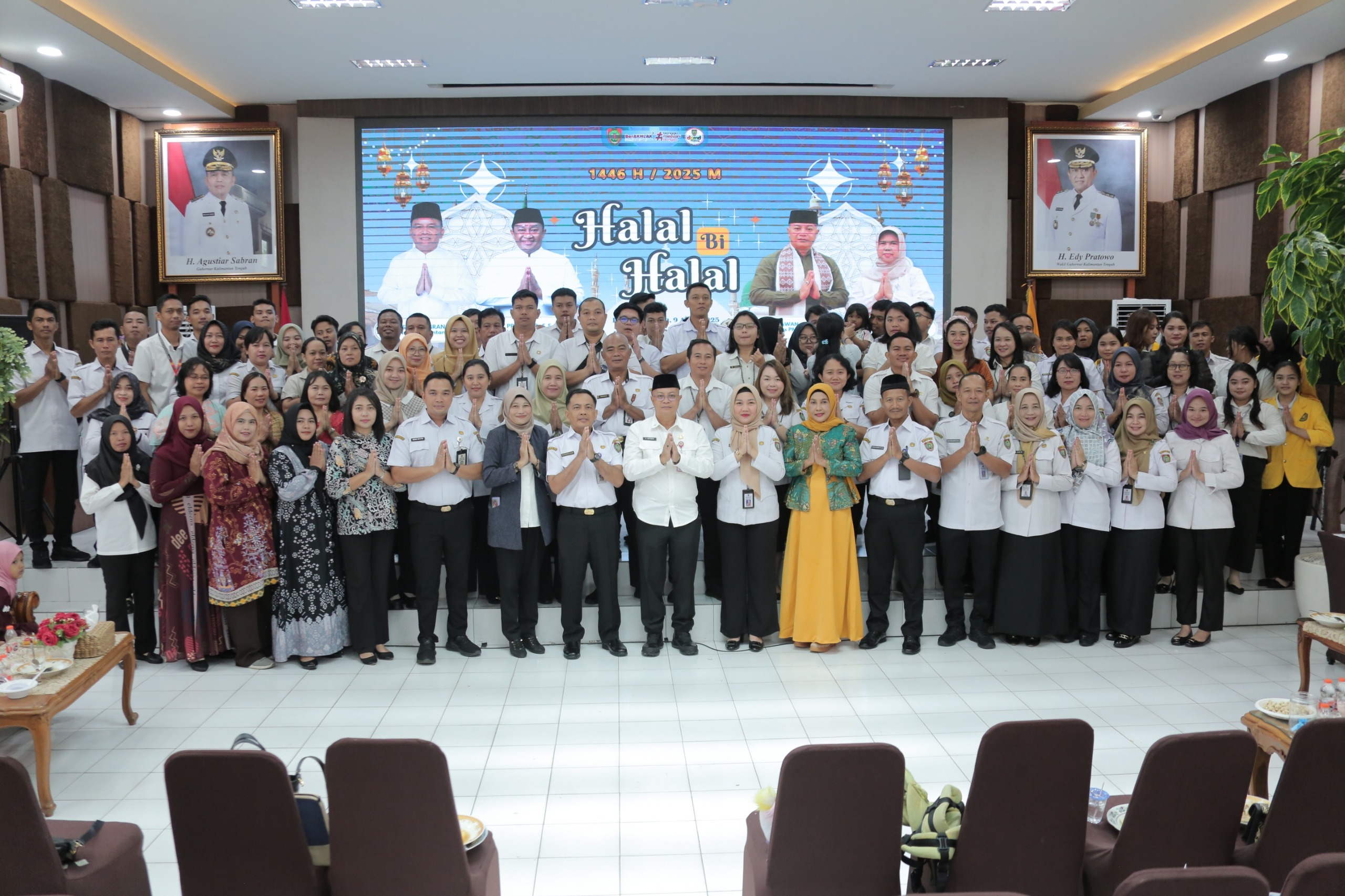 Halalbihalal Dinas PMD Kalteng Perkuat Silaturahmi dan Semangat Pembangunan Desa