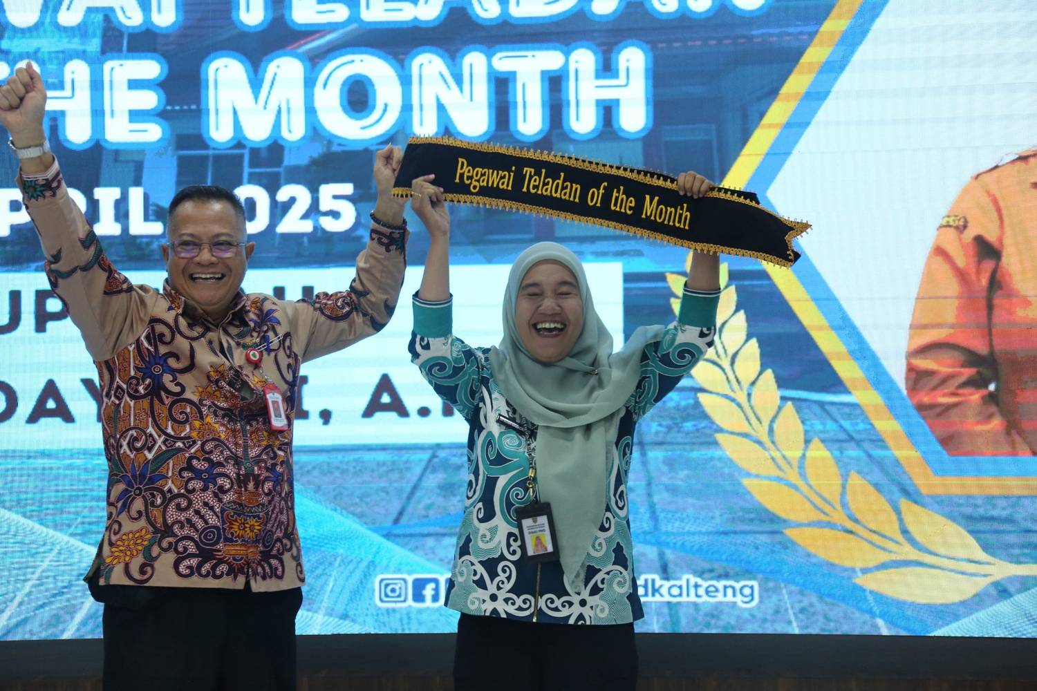 Upriyah Ramadayanti Terpilih sebagai Pegawai Teladan, DPMD Kalteng Dorong Budaya Kerja Positif