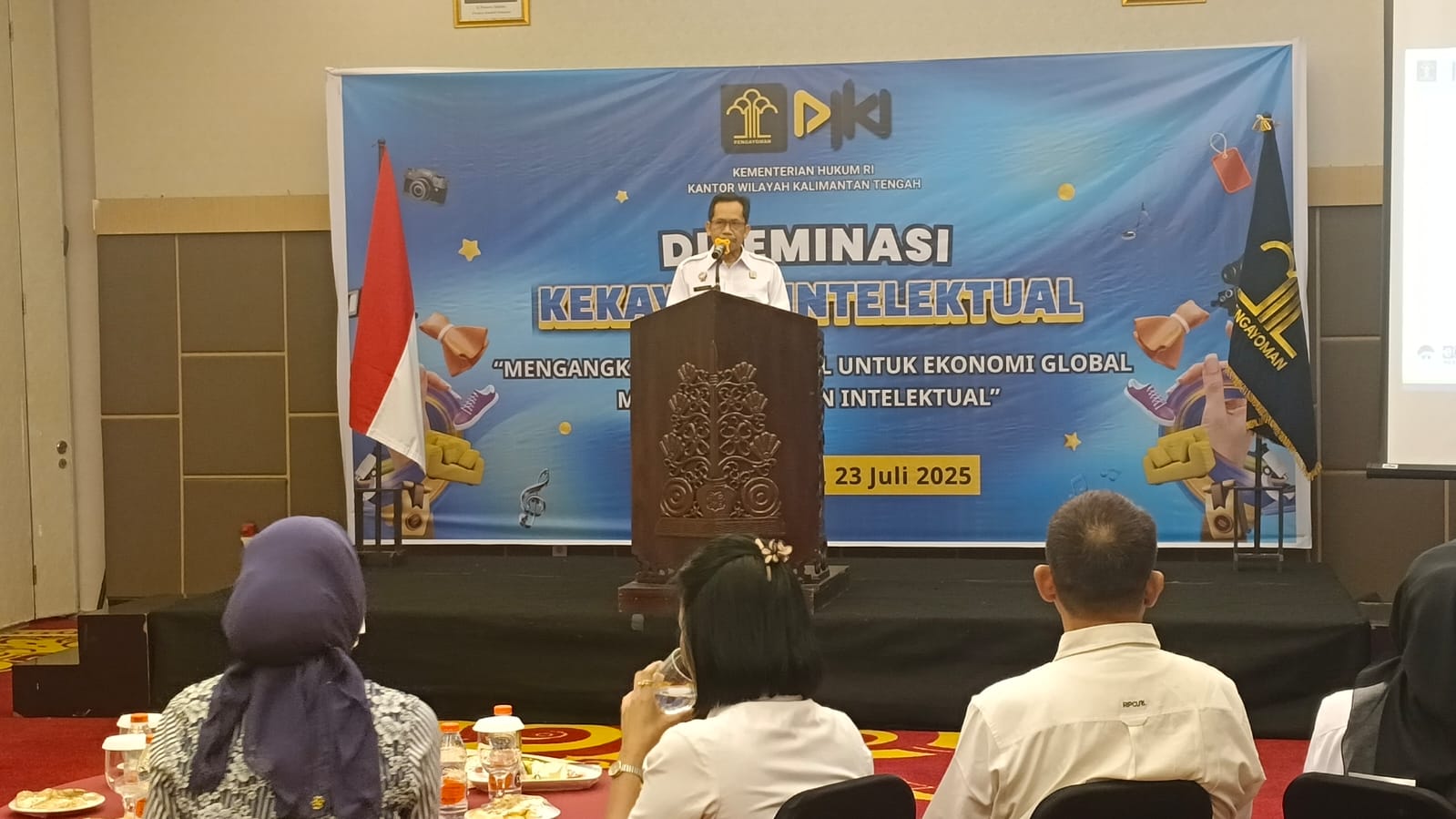 Kemenkum Kalteng Dorong Perlindungan Produk Lokal Lewat KI