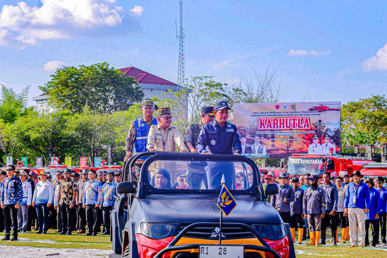 Kesiapsiagaan Jadi Kunci, Menteri LHK Pimpin Apel Karhutla di Kalteng