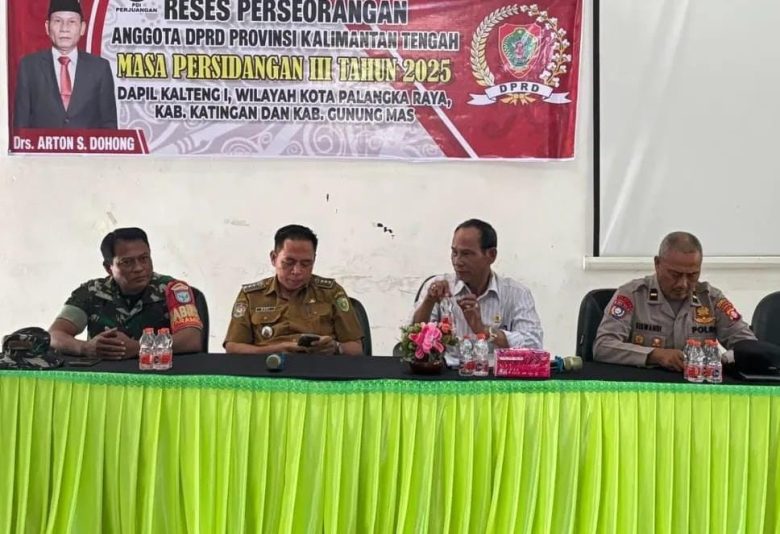Ketua DPRD Kalteng Tegaskan Aspirasi Jadi Dasar Kebijakan Pembangunan
