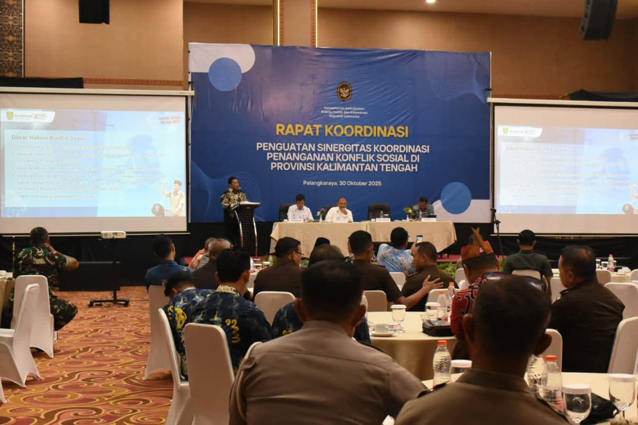 Wagub Edy Pratowo Tekankan Pencegahan Dini Jadi Kunci Atasi Konflik Sosial di Kalteng