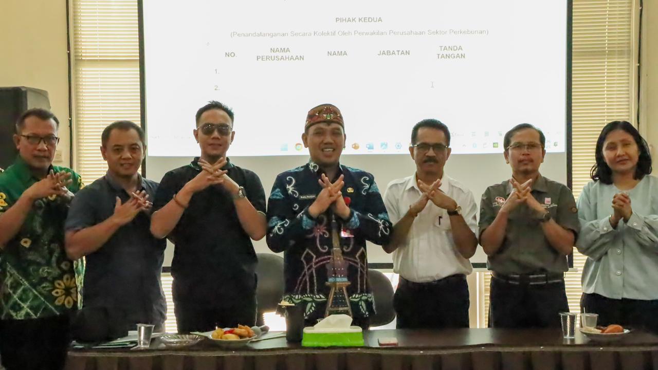 Disbun Kalteng dan Perusahaan Sawit Teken MoU Dukung Dayakerja.id