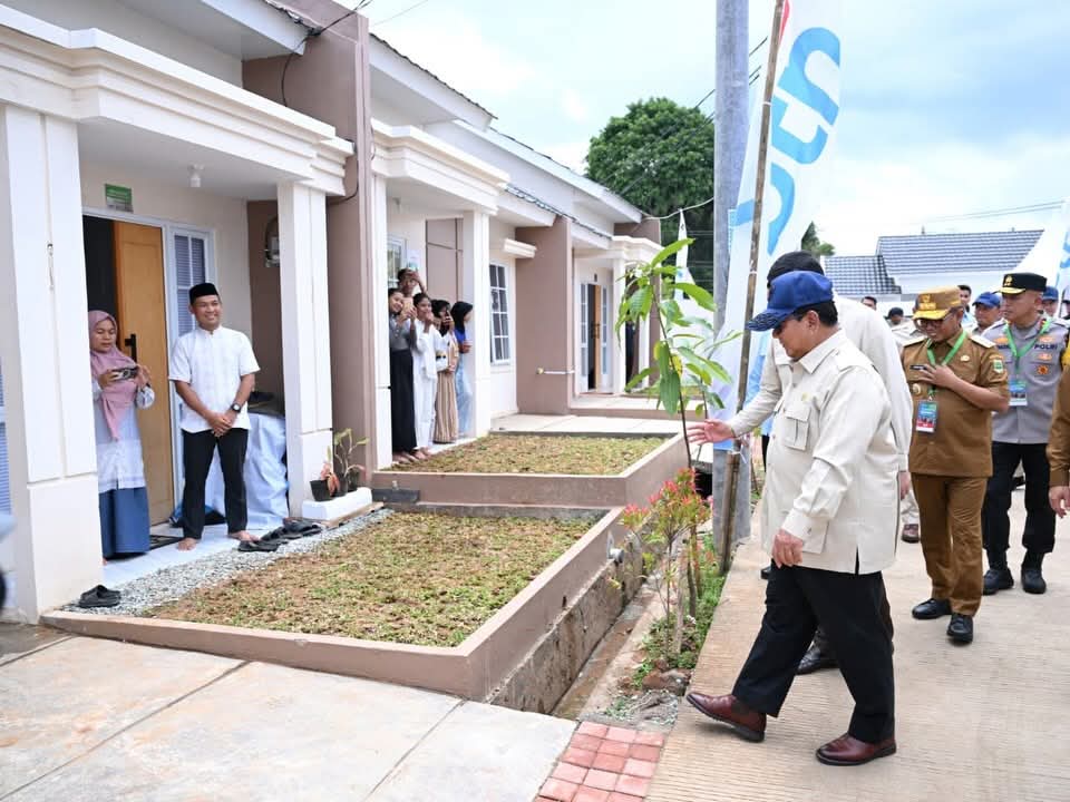 Beri Hunian Layak, Prabowo Hadiri Akad Massal 50.030 KPR FLPP