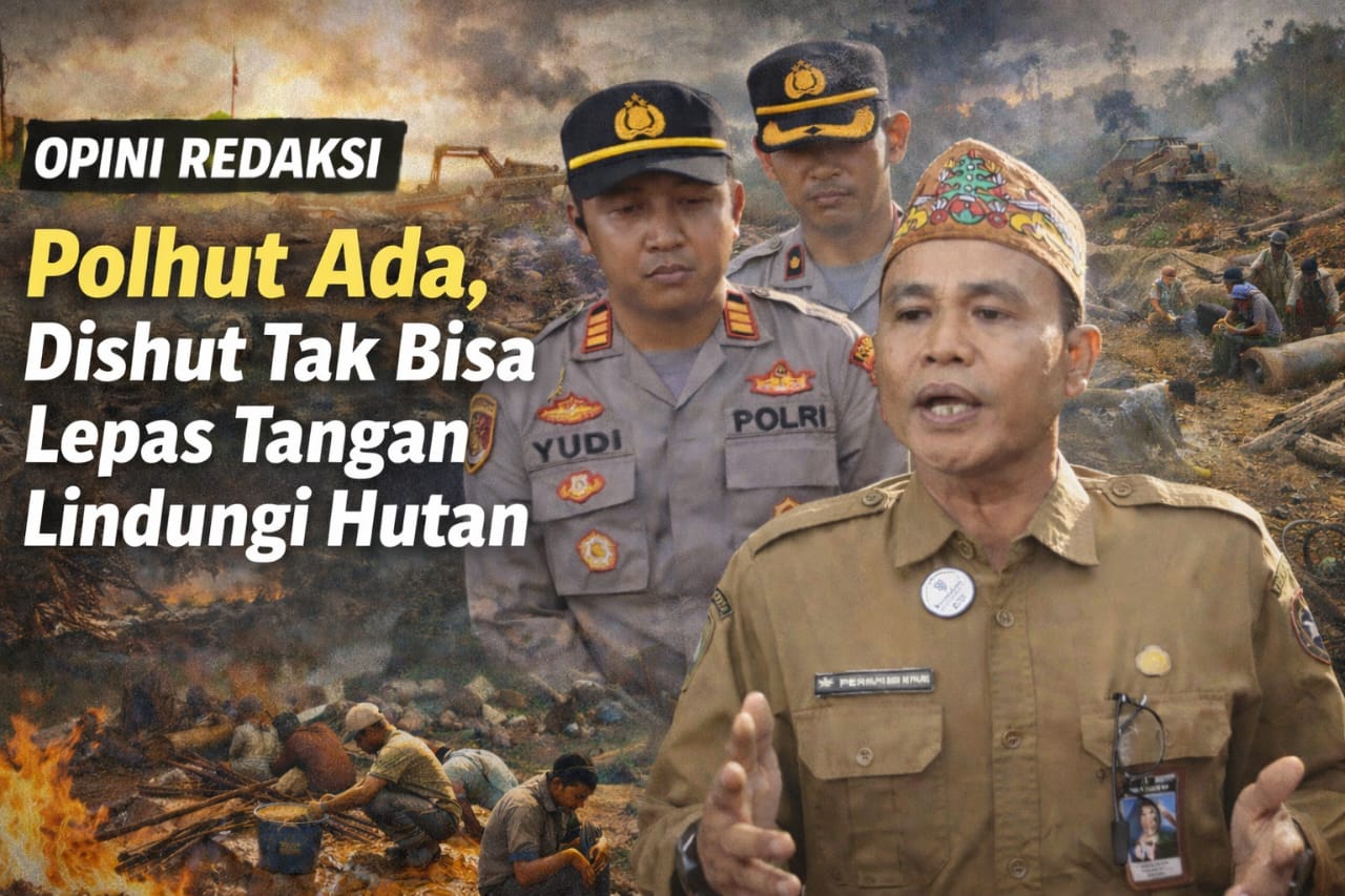 Polhut Ada, Dishut Tak Bisa Lepas Tangan Lindungi Hutan