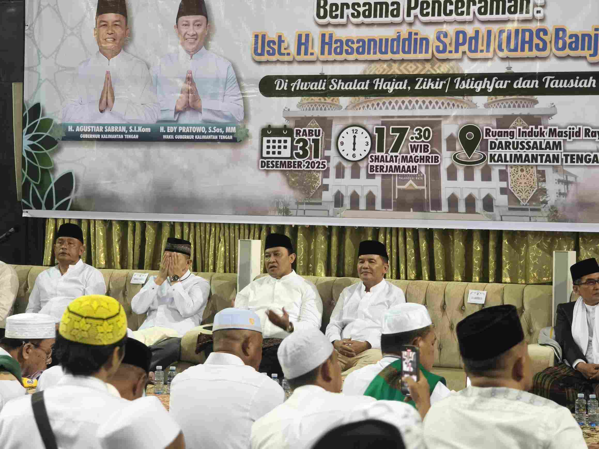 Gubernur Kalteng Serukan Muhasabah Jelang Pergantian Tahun