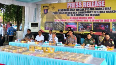 Kejar Mobil di Trans Kalimantan, Polisi Gagalkan Peredaran 35 Kg Narkotika