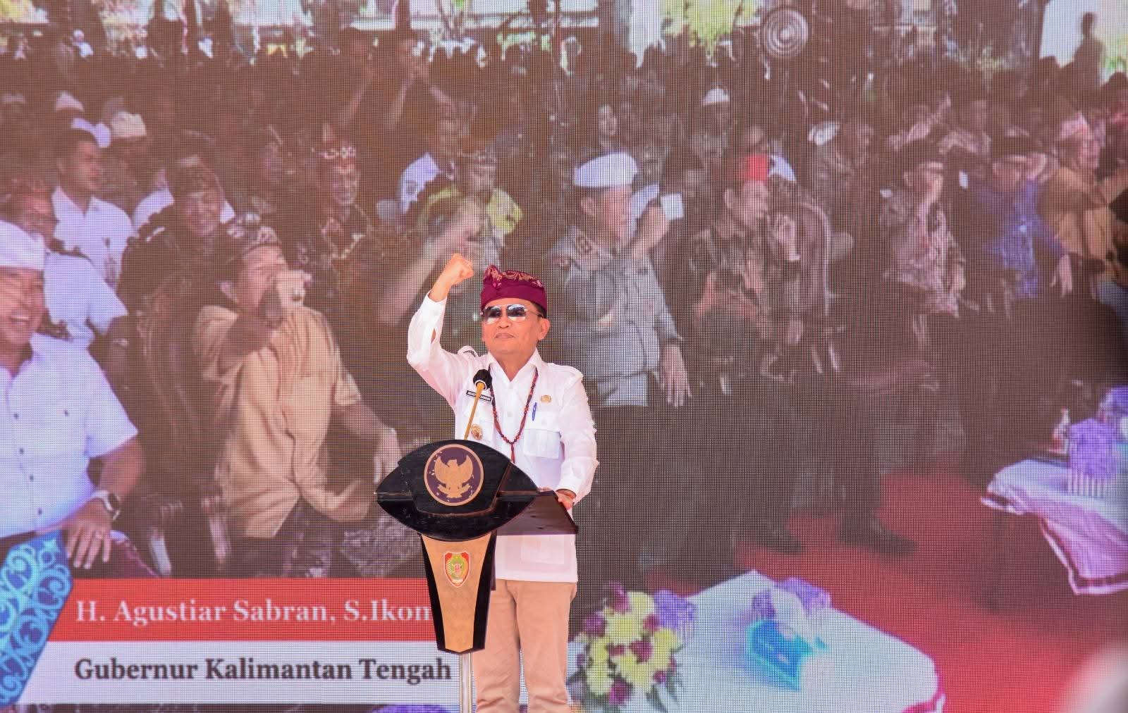 Gubernur Agustiar Ajak Masyarakat Perkuat Toleransi Saat Hadiri Dharma Shanti Nyepi Tahun Baru Saka