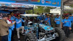Gubernur Agustiar Resmi Buka Kejurnas Offroad di Tangkiling