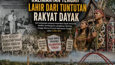 Kalimantan Tengah Lahir dari Tuntutan Rakyat Dayak