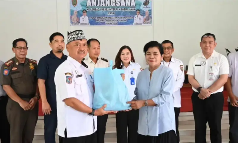 Hari Jadi Kalteng ke-69, Pemprov  Anjangsana ke Panti Asuhan Kristen AGAPE