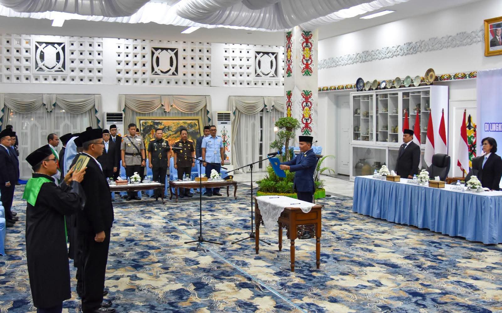Gubernur Kalteng Kembali Lantik Eselon II, Delapan Orang Ini Isi Jabatan Strategis