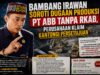 Bambang Irawan Soroti Dugaan Produksi PT ABB Tanpa RKAB, Perusahaan Klaim Kantongi Persetujuan