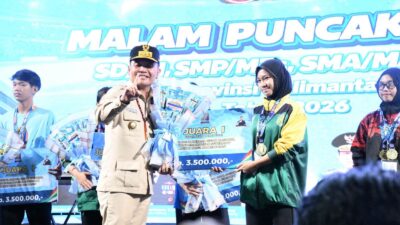 O2SN Kalteng Cetak Juara, Gubernur Agustiar Tantang Atlet Rebut Prestasi Nasional