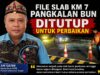 File Slab Km 7 Pangkalan Bun Ditutup Untuk Perbaikan
