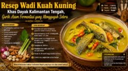 Resep Wadi Kuah Kuning Khas Dayak Kalimantan Tengah, Gurih Asam Fermentasi yang Menggugah Selera